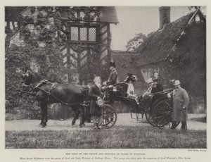 Galler Prensi ve Prensesinin Wantage Ziyareti by English Photographer