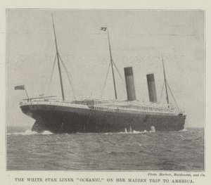 White Star Liner Oceanic, Amerika