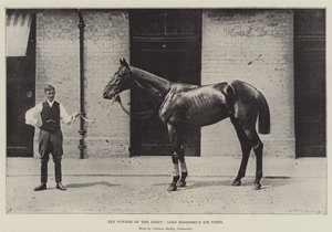 Derbinin Kazananı Lord Roseberys Sir Visto by English Photographer