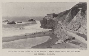 Rio de Janeiro Şehri Batığı, Plaj, Cliff House ve Seal Rocks, San Francisco Limanı by English Photographer