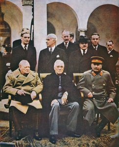Yalta Konferansı, Şubat 1945 (fotoğraf) by English Photographer