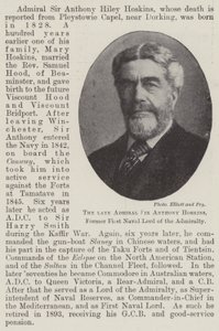 Merhum Amiral Sir Anthony Hoskins, Amiralliğin Eski Birinci Deniz Kuvvetleri Komutanı by English Photographer