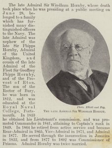 Merhum Amiral Sir Windham Hornby by English Photographer