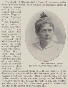 Merhum Blanche Willis Howard by English Photographer