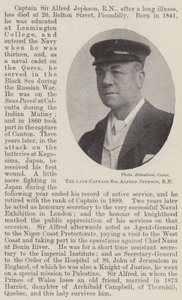 Rahmetli Kaptan Sir Alfred Jephson, RN by English Photographer