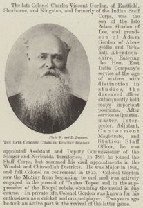 Merhum Albay Charles Vincent Gordon by English Photographer