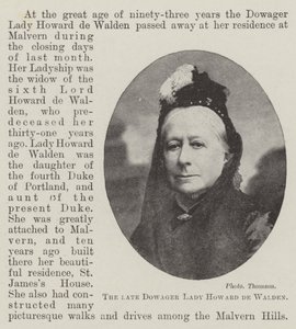Merhum Dul Leydi Howard de Walden by English Photographer