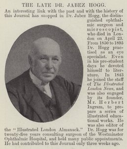 Rahmetli Dr Jabez Hogg by English Photographer