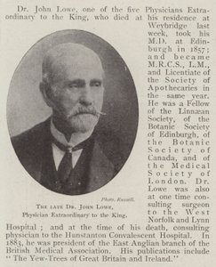 Rahmetli Dr John Lowe, Kral için Olağanüstü Doktor by English Photographer