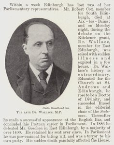 Merhum Dr Wallace, Milletvekili by English Photographer