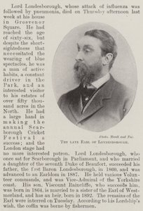Geç Londesborough Kontu by English Photographer