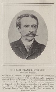 Merhum Frank R Stockton, Amerikalı Romancı by English Photographer