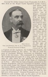 Geç General Sir AJ L Fremantle, eski Malta Valisi by English Photographer