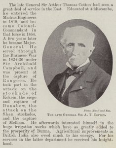 Merhum General Sir AT Cotton by English Photographer