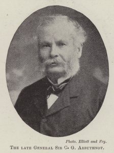 Merhum General Sir CG Arbuthnot by English Photographer