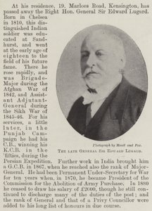 Merhum General Sir Edward Lugard by English Photographer