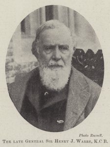 Merhum General Sir Henry J Warre, KCB by English Photographer