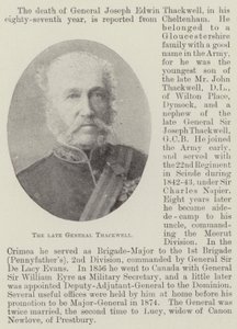 Geç General Thackwell by English Photographer