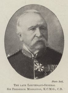 Rahmetli Korgeneral Sir Frederick Middleton, KCMG, CB by English Photographer