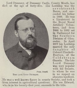 Merhum Lord Dunsany by English Photographer
