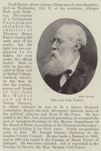 merhum Lord Farrer by English Photographer