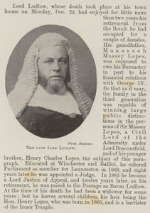 Merhum Lord Ludlow by English Photographer