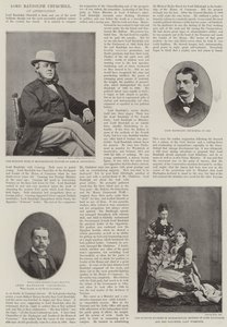 Merhum Lord Randolph Churchill by English Photographer