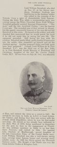 Merhum Lord William Beresford, VC, Eskiden Albay 9. Lancers by English Photographer