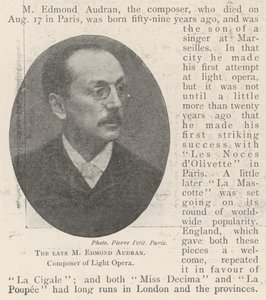 Merhum M Edmond Audran, Light Opera