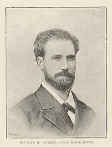 Rahmetli M Gayarre, Opera Tenor Şarkıcısı by English Photographer