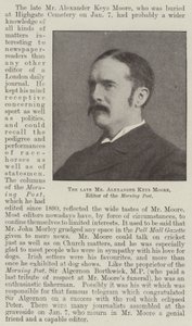 Merhum Alexander Keys Moore, Morning Post