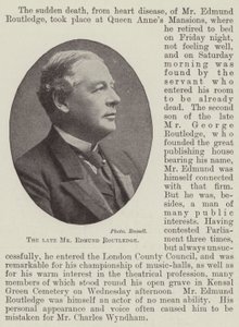 Merhum Bay Edmund Routledge by English Photographer