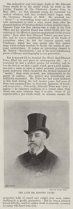 Merhum Bay Edmund Yates by English Photographer