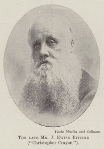Merhum Bay J Ewing Ritchie, Christopher Crayon by English Photographer