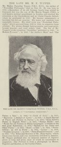 Merhum Bay Martin Farquhar Tupper, FRS, DCL, Atasözü Felsefesi Yazarı by English Photographer