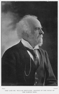 Merhum Bay William Metcalfe, ünlü şarkının müziğinin bağdaştırıcısı D
