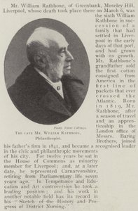 Merhum Bay William Rathbone, Hayırsever by English Photographer