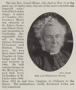 Geç Prebendary Moore by English Photographer