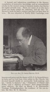 Rahmetli Muhterem E Cobham Brewer, LLD by English Photographer