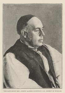 Geç Sağ Muhterem Joseph Barber Lightfoot, DD, Durham Piskoposu by English Photographer