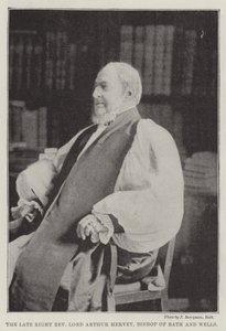 Merhum Sağ Muhterem Lord Arthur Hervey, Bath ve Wells Piskoposu by English Photographer