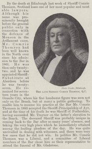Merhum Şerif Comrie Thomson, QC by English Photographer