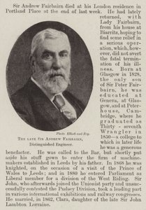 Merhum Sir Andrew Fairbairn, Seçkin Mühendis by English Photographer