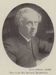 Merhum Sir Arthur Blomfield by English Photographer