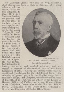 Merhum Sir Campbell Clarke, Özel Muhabir by English Photographer
