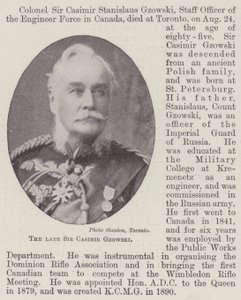 Merhum Sir Casimir Gzowski by English Photographer