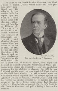 Merhum Sir David P Chalmers by English Photographer