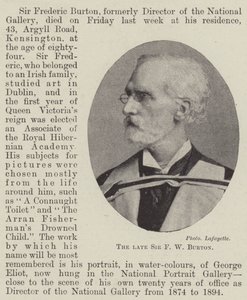 Merhum Sir FW Burton by English Photographer