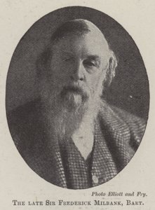 Merhum Sir Frederick Milbank, Baronet by English Photographer