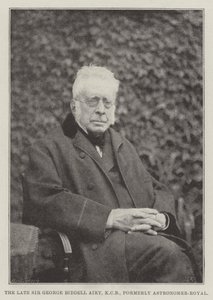 Merhum Sir George Biddell Airy, KCB, eskiden Astronom-Royal by English Photographer